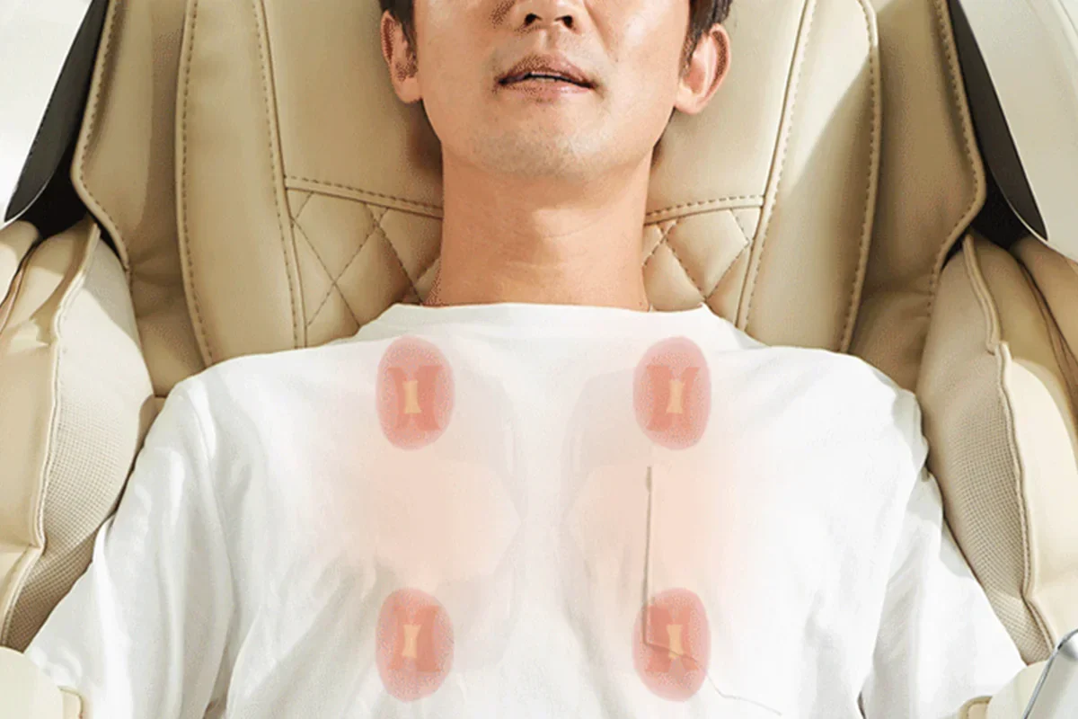 JPMedics Kumo heated roller massage feature