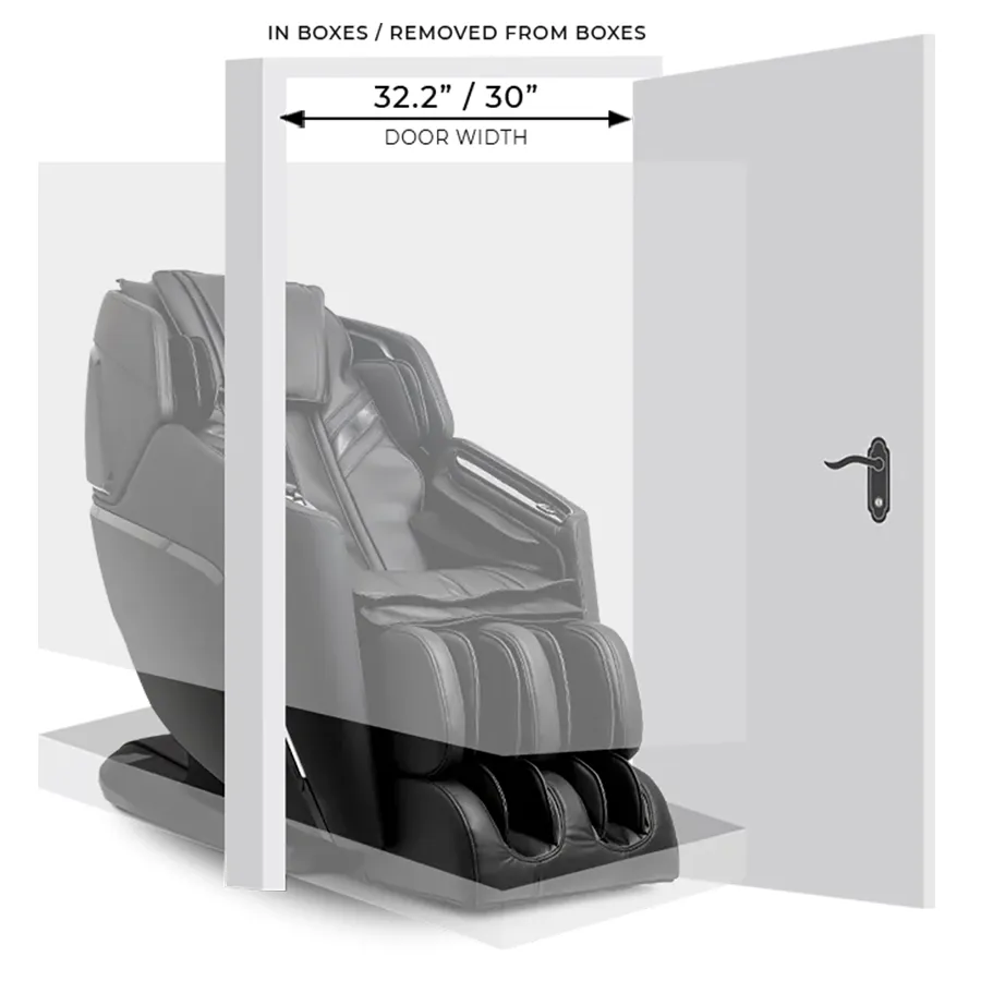 Hướng dẫn đo cửa và khoảng trống giao hàng cho ghế Ogawa Active XL 3D