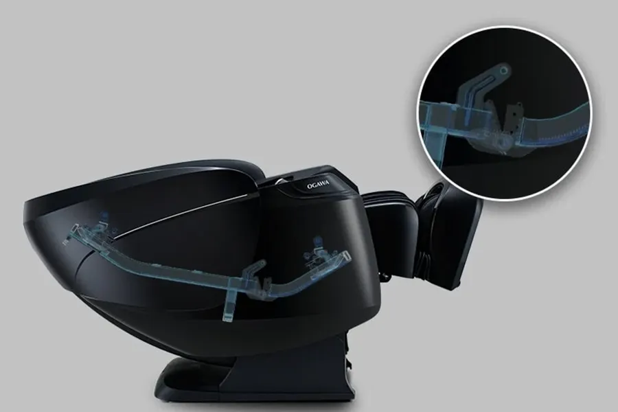Ogawa Active XL DUO patented Li Flex Track from the neck to the glutes