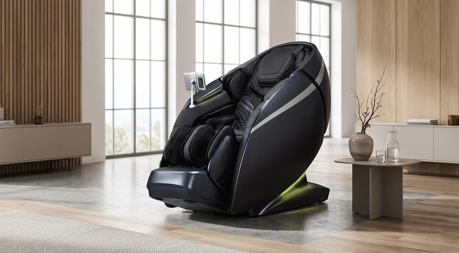 Ghế massage OS-Pro 4D DuoMax trong không gian showroom cao cấp