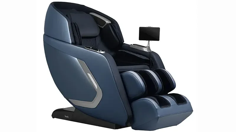 Osaki Bravo Duo 4D massage chair with extra neck reach for tall users