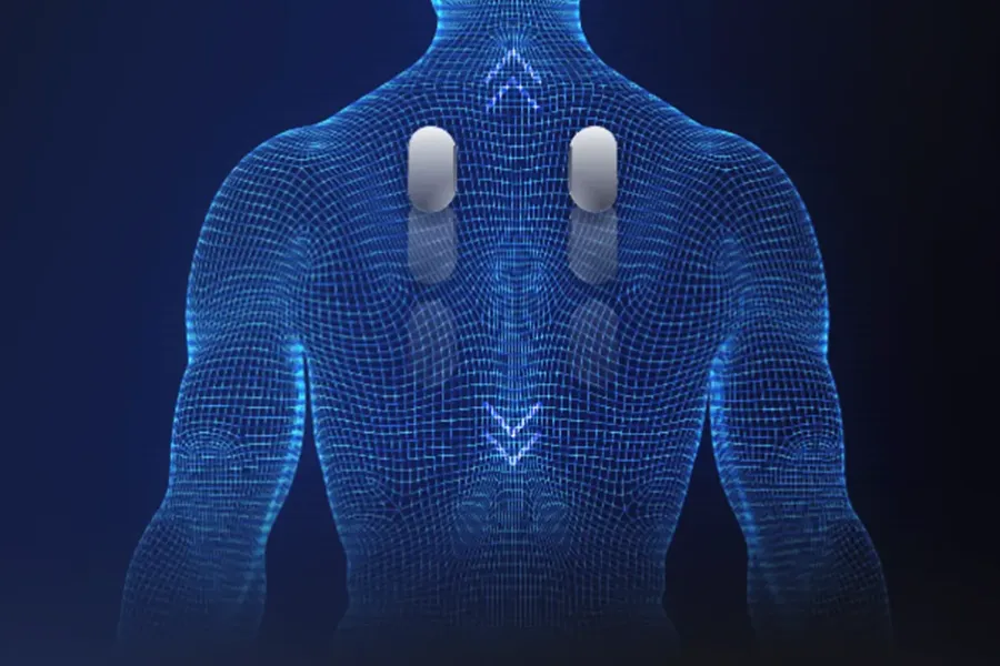 Hệ thống quét cơ thể tự động của Osaki 4D Zion nhận diện đường nét và kích thước người dùng