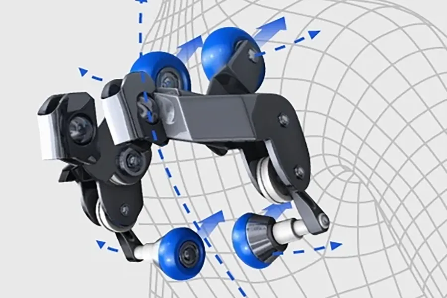 Osaki AI Avalon advanced 4D massage roller mechanism