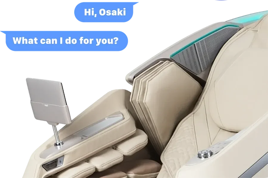 Osaki Apex Duo intelligent voice control