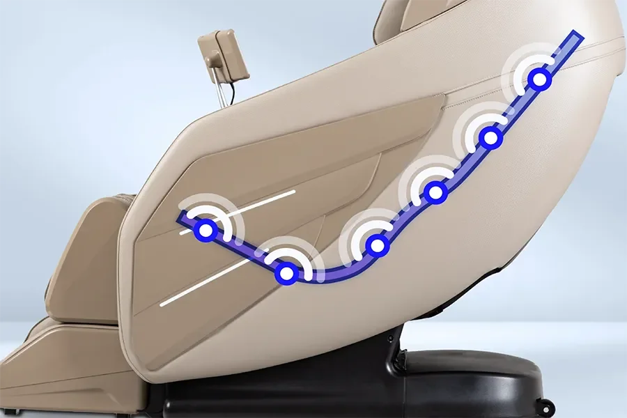 Hệ thống đường ray SL-Track của ghế Osaki Champ 2