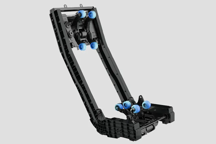Osaki DuoMax 4D and 3D dual massage mechanisms providing upper and lower body coverage