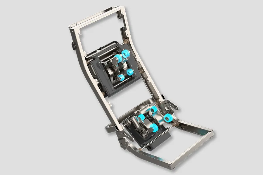 Hai cơ chế massage 4D và 3D của Osaki Flagship Duo chăm sóc thân trên và thân dưới