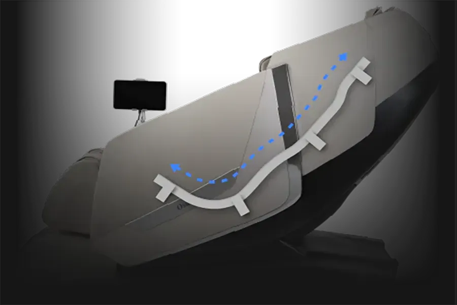 Osaki Kairos Duo ergonomic SL-Track massage system