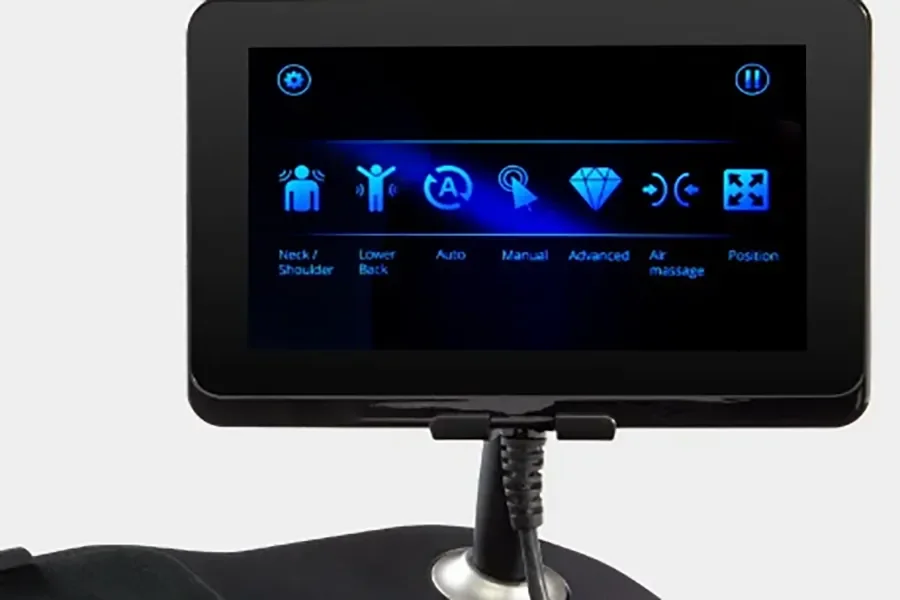 Osaki Maestro LE touchscreen controller with magnetic holder