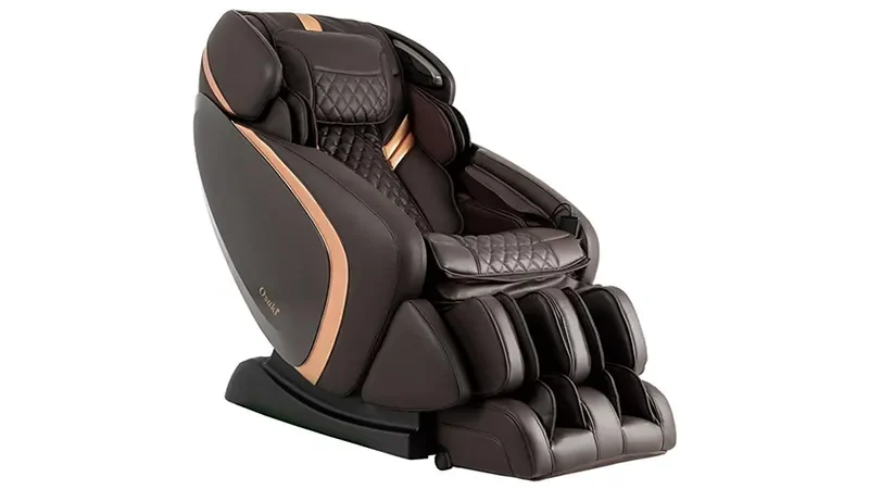 Osaki Admiral II massage chair with precise shoulder mapping