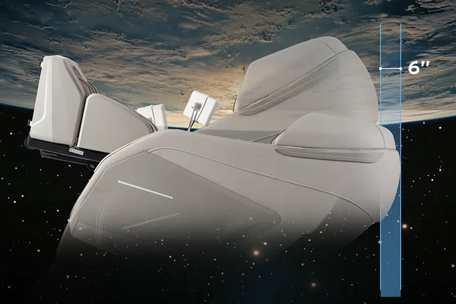 Tư thế Zero Gravity và thiết kế tiết kiệm không gian của Osaki Pinnacle LE