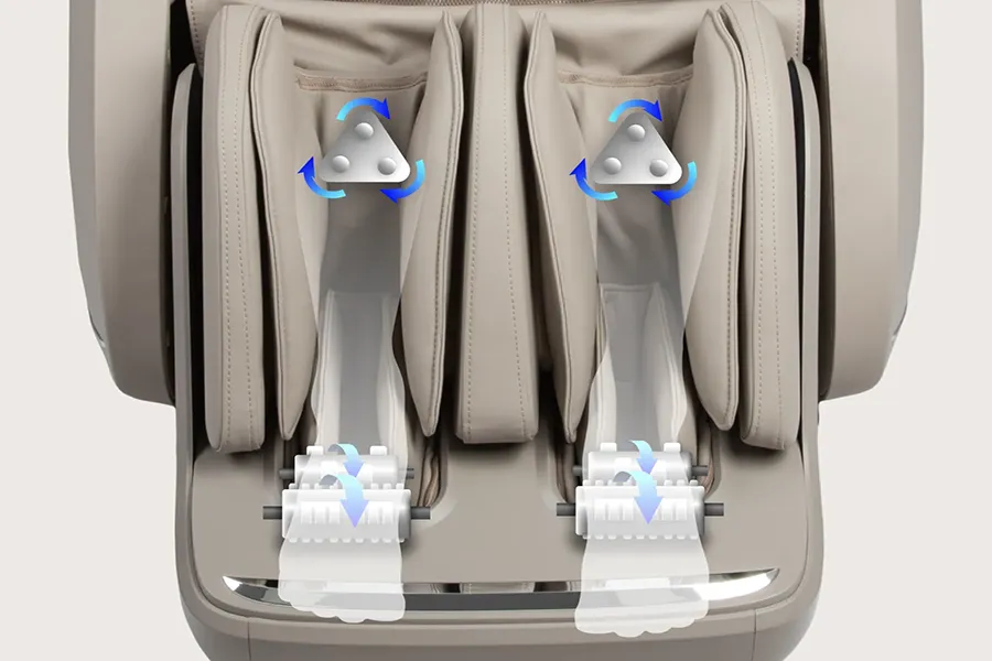 Con lăn bắp chân con lăn bàn chân và gác chân tự động của Osaki Platinum Solis Duo