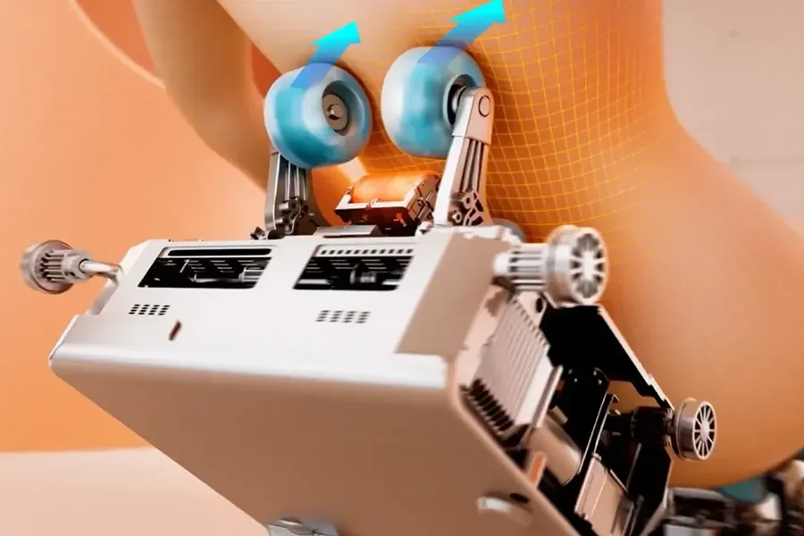 Osaki Vito 3D massage mechanism with deeper roller movement