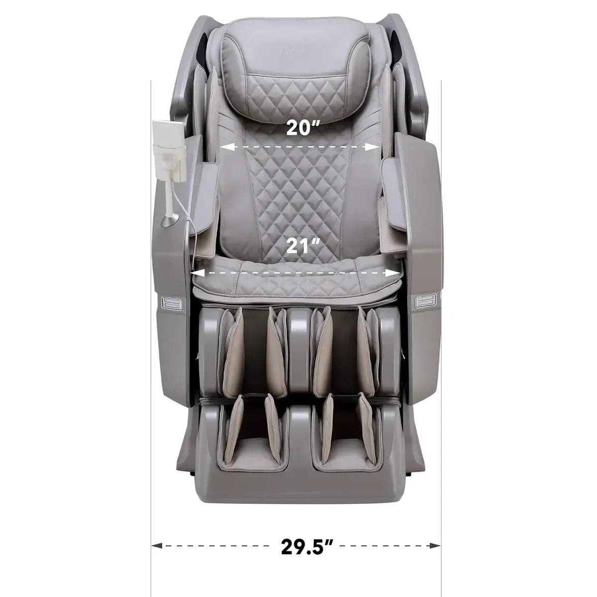 Osaki Vito 3D seat width and shoulder width dimensions