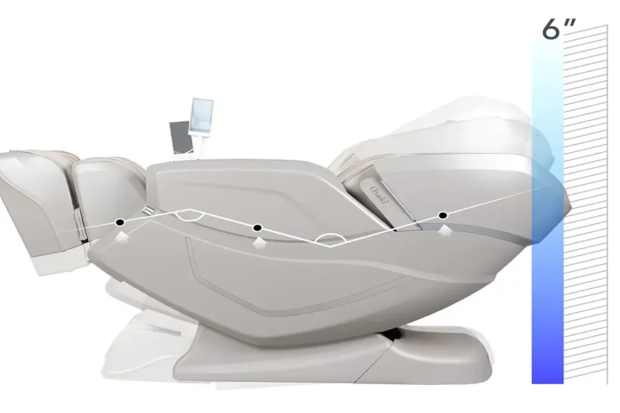 Osaki Vito 3D Zero Gravity recline and space saving design