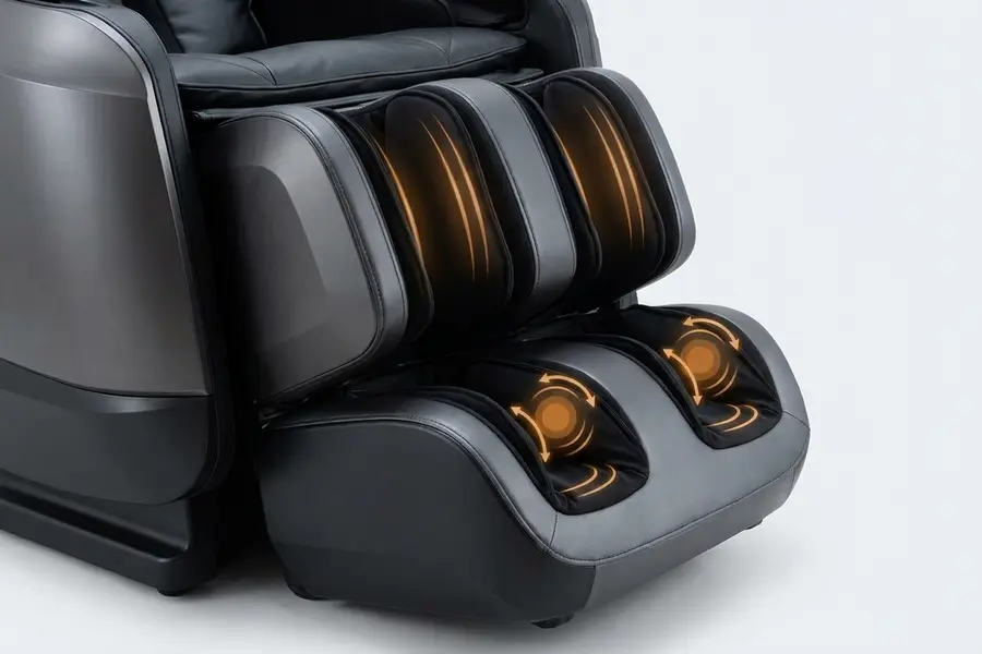 Ghế Massage Titan Ethos Duo 4D+3D - Massage chuyên biệt cho bắp chân và bàn chân