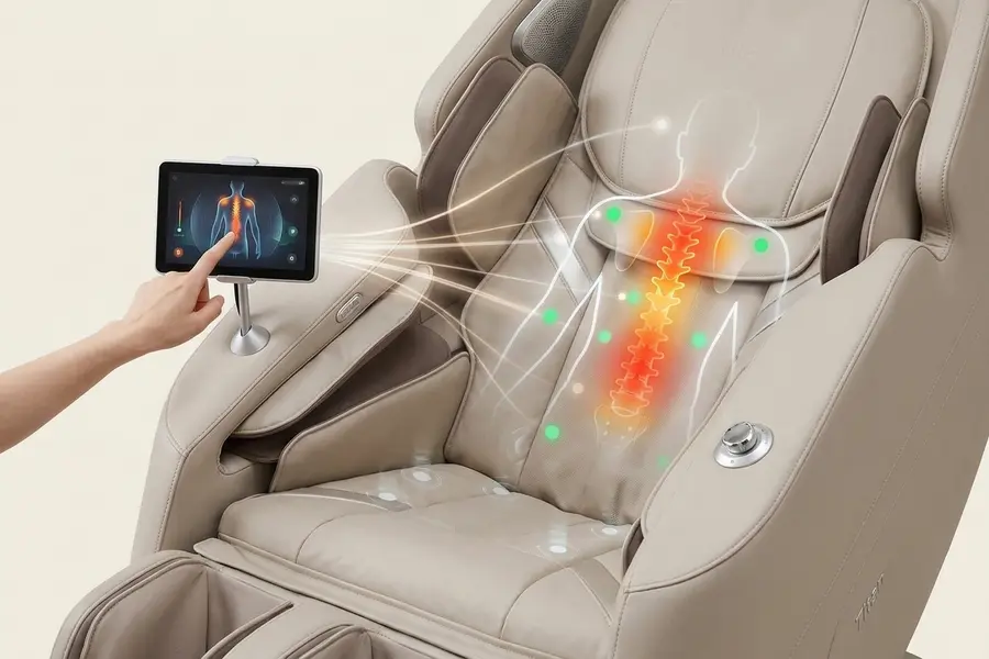 Ghế Massage Titan Malibu Sync - Quét Cơ Thể Và Nhận Diện Thông Minh