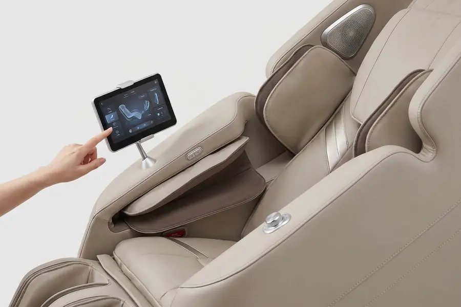Ghế Massage Titan Malibu Sync - Touchscreen, Núm Xoay Nhanh Và Điều Khiển Giọng Nói