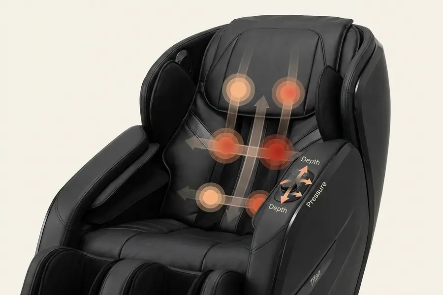 Ghế Massage Titan Pro 3D Liberty - Massage 3D có thể điều chỉnh