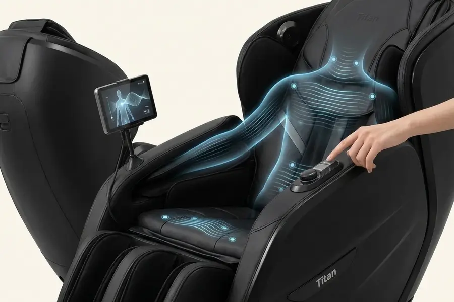 Ghế Massage Titan Pro 3D Liberty - Quét cơ thể theo từng người dùng