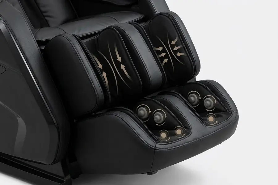 Ghế Massage Titan Pro 3D Liberty - Con lăn chân và nhào bắp chân