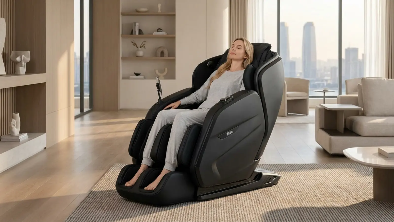 Ghế Massage Titan Pro 3D Liberty trong không gian sống hiện đại