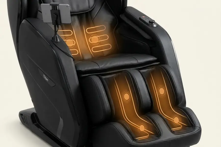 Ghế Massage Titan Pro 3D Liberty - Nhiệt vùng thắt lưng và bàn chân