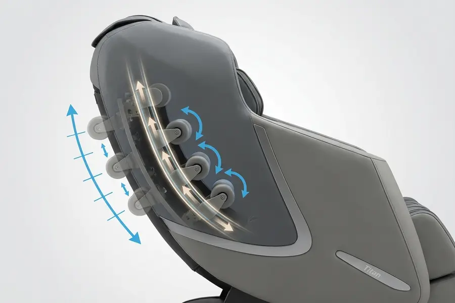 Ghế Massage Titan Pro-3D Prestige LE - Massage con lăn 3D có thể điều chỉnh