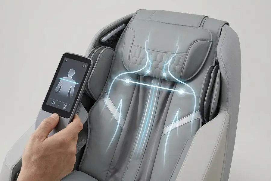 Ghế Massage Titan Pro-3D Prestige LE - Massage định vị bằng tính năng quét cơ thể