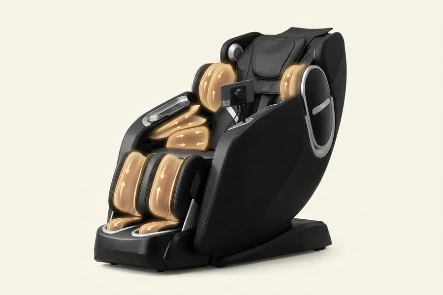 Ghế Massage Titan Pro 4D Aria - Air compression toàn thân với 28 túi khí