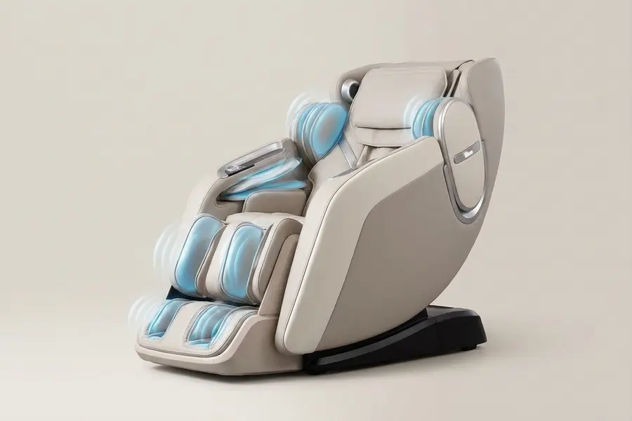 Ghế Massage Titan Pro Cura 4D - Air compression với 32 túi khí