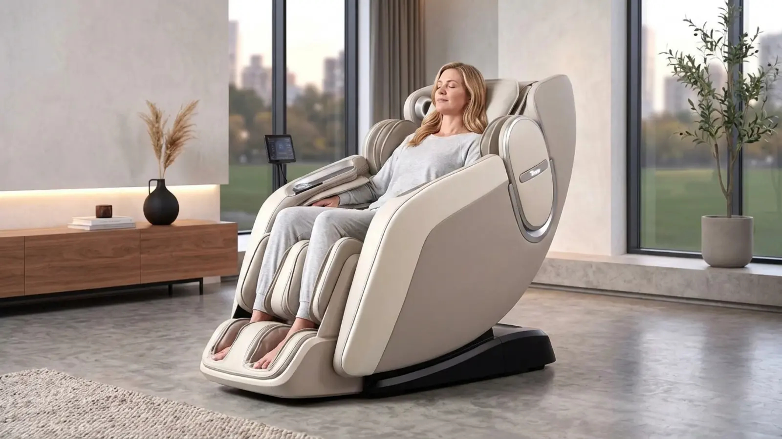 Ghế Massage Titan Pro Cura 4D trong không gian sống hiện đại