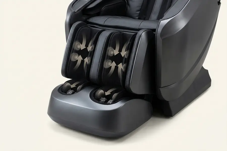 Ghế Massage Titan Vega Duo 4D+3D - Nhào chuyên biệt cho bắp chân và bàn chân