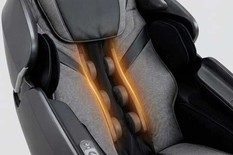 Ghế Massage Titan Vega Duo 4D+3D - Con lăn lưng có nhiệt