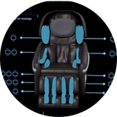 Hệ thống túi hơi của ghế Osaki OS-3D Pro Dreamer