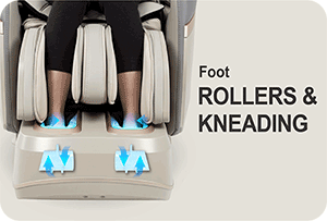 Osaki Empeor massage chair foot roller