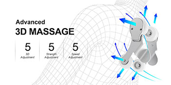 con lăn 3 chiều của ghế massage Osaki OS-3D Otamic
