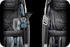 Osaki OS-Pro Maestro massage chair has full body air bags