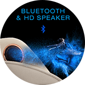 Osaki OS-Pro Soho massage chair has Bluetooth speakers