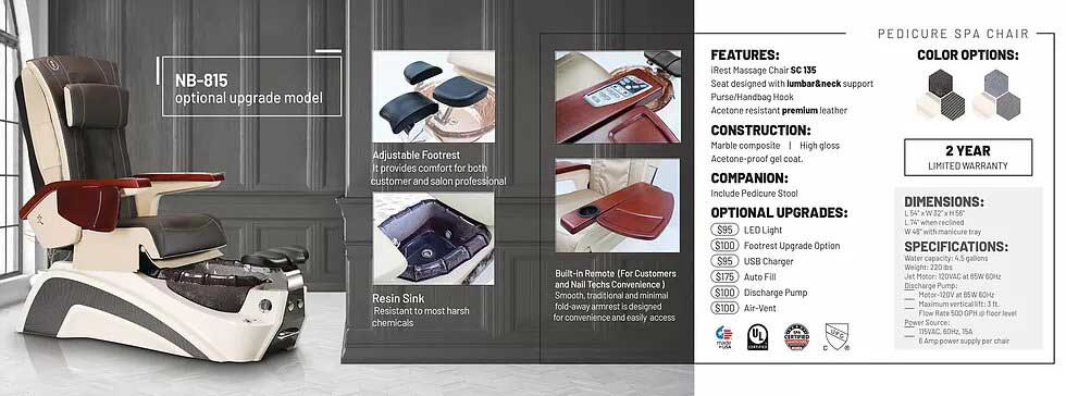 Ghế Pedicure NB-815