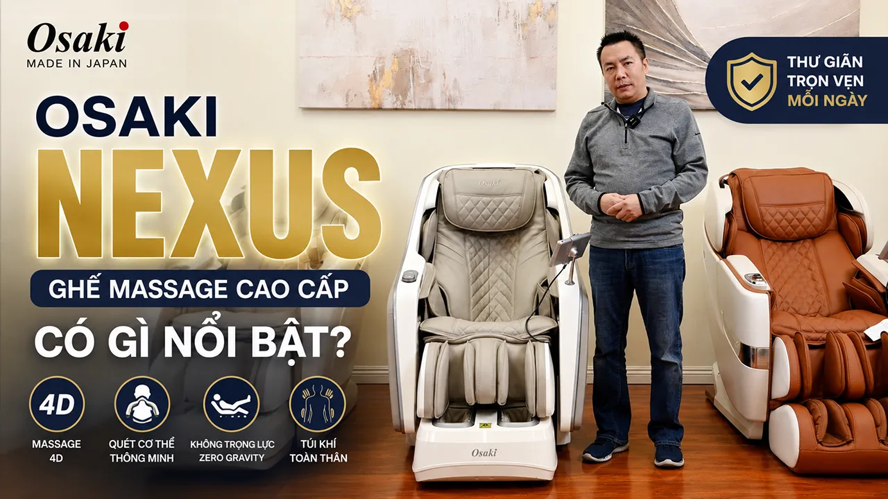 Ghế Massage Osaki JP-Nexus 4D video