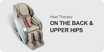 Nhiệt ở lưng của ghế massage Titan Oppo 3D