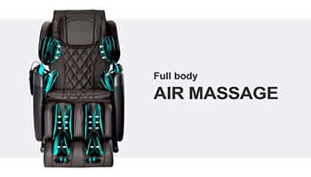 Full body air bags of Titan Optimus 3D massage chair