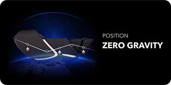 Titan Prestige 3D massage chair in zero gravity stage