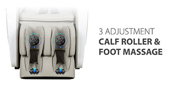 Calf air bags of Titan Pro Omega 3D massage chair 
