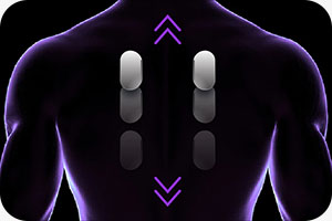 Body scan technology of the Titan Vigor 4D massage chair
